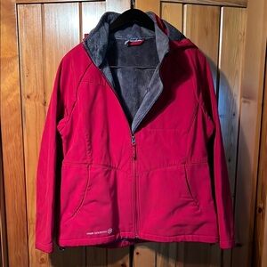 Red Fleece-Lined Jacket